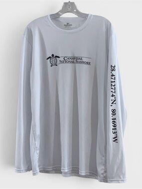 801 10/$50🏄🏻‍♀️ Unisex ANP Moisture Wicking UV Protection White Long Sleeve Top